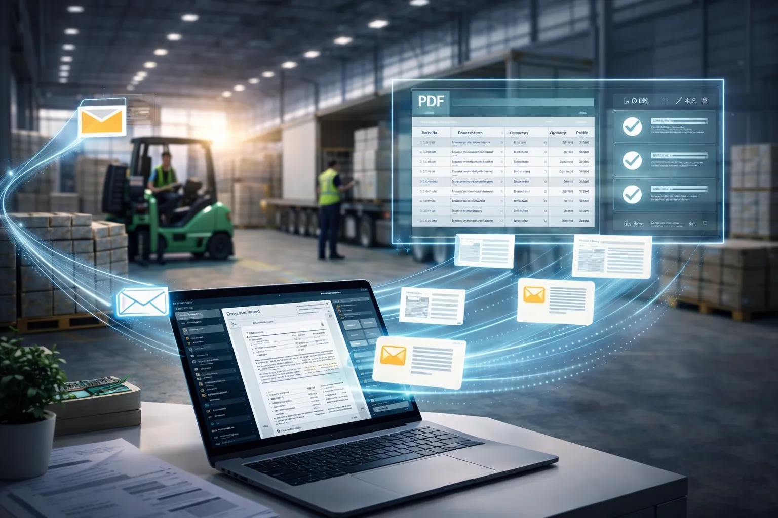 3PL Automated Order Entry: From PDF Emails to Deposco via AI