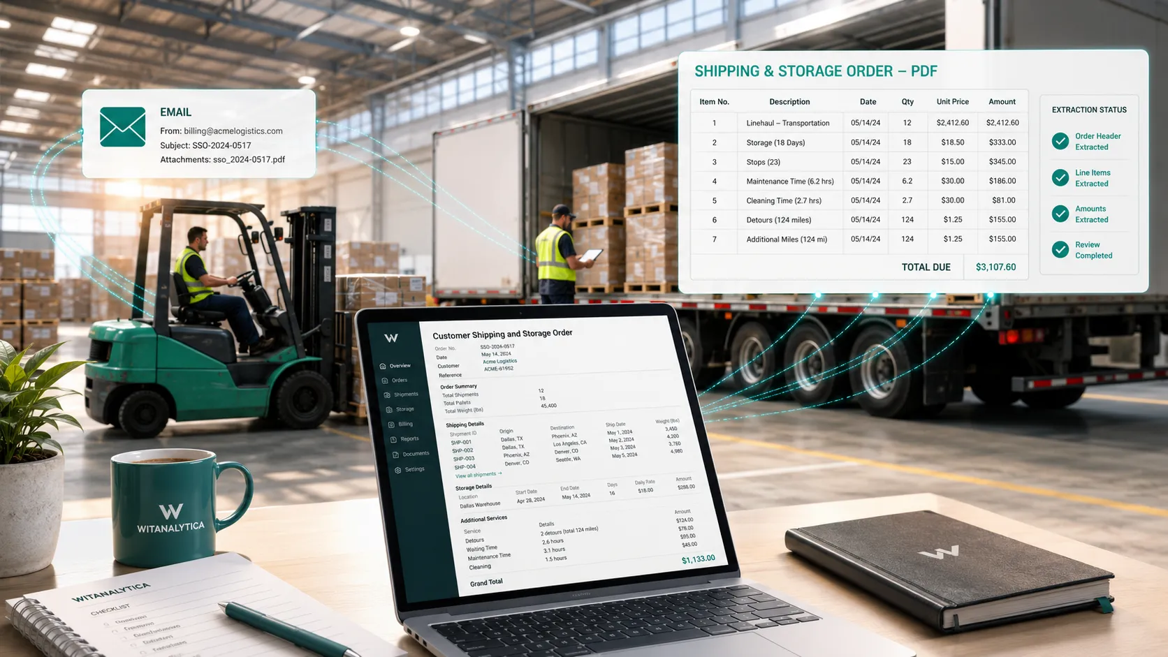 3PL Automated Order Entry: From Email to Deposco with AI Agents